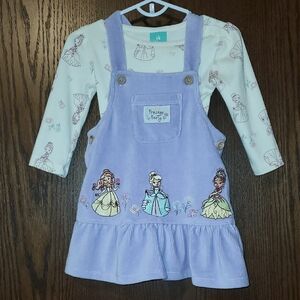 Disney Princess Dress And Onsie Size 12 Months